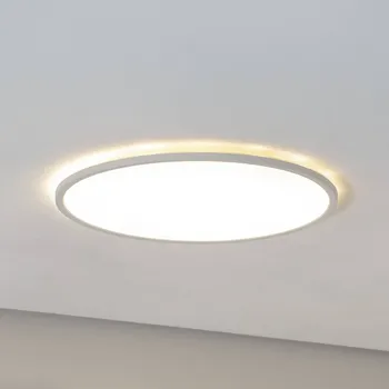 Lampička TK Lighting Panel Aqua LED, Ø 50 cm, bílý, kov/plast Stmívatelný CCT bílý, saténový LED 45 W celkem - Doprava zdarma