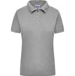Dámské pracovní piqué polo z těžké bavlny JN 803 grey heather M
