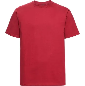 Tričko z těžké bavlny 215M classic red XL