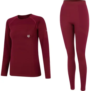 Set dámského termoprádla Dámské termoprádlo Dare 2b In The Zone III BL Set Velikost: XS / Barva: červená