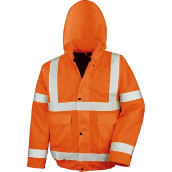 pracovní bunda Bezpečnostní zimní bunda "Blouson" R 217X fluorescent orange 3XL