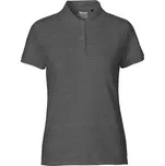 Dámské piqué polo z bio bavlny O 22980 dark heather S