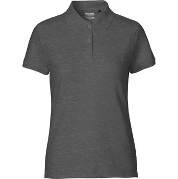 Dámské tričko Dámské piqué polo z bio bavlny O 22980 dark heather S