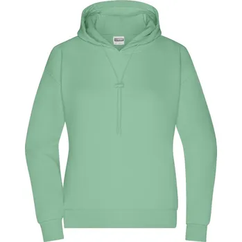 Dámská mikina Dámská lounge mikina s kapucí JN 8033 jade green XXL