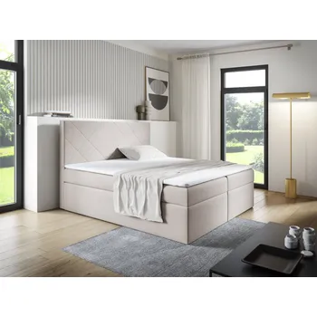 Postel Eka Kontinentální čalouněná postel SARAH - Trinity (90x200 cm) Barva látky Trinity: (2321) Světlá zelená