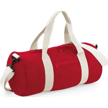 Sportovní taška Kulatá sportovní taška BG 140 classic red-off white onesize