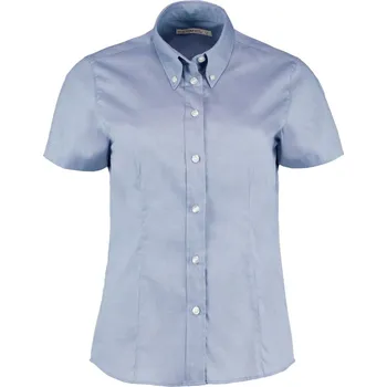 Dámská košile Halenka Oxford s krátkým rukávem KK 701 (6-24) light blue 10_S