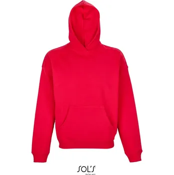 Dámská mikina Unisex mikina s kapucí Connor bright red L