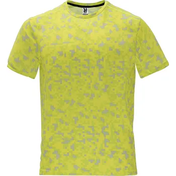 Dámské tričko Pánské sportovní tričko Assen pixel fluorescenční žlutá (195) S
