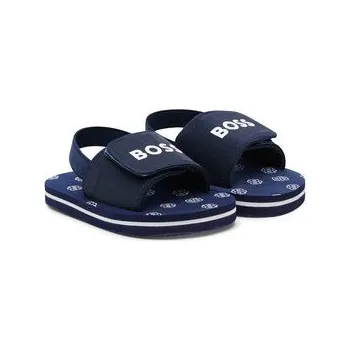 Dámská obuv Sandály BOSS J52156 S Tmavomodrá 29