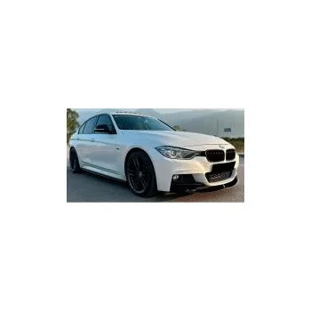 Tuning Oneway přední spoiler BMW 3 F30 M-Pack -- rok výroby 2012-2019 s bočními křidélky (Flaps) - lesklá černá SLEVA 5%