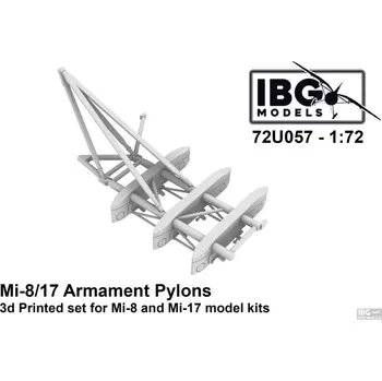 Plastikový model IBG 1/72 Mi-17 Armament Pylons (3D-Printed)