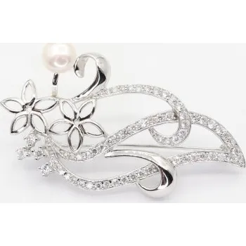 Brož ADANITO KA BR54 Stříbrná