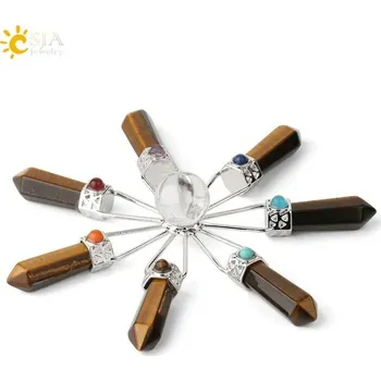 Minerální talisman pro meditaci a energii | přírodní kameny, meditační pyramida - Tygří oko-200211869