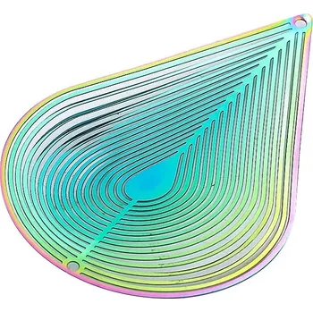Zahradní dekorace Duhová 3D dekorace, lapač světla do zahrady | větrník zahrada | dekorace větrník - Kapka vody