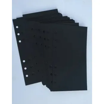 Diář Komponenty k sestavení deníku | poznámkový blok, týdenní diář - černá-175 , A6