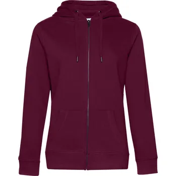 Dámská mikina Dámská mikina s kapucí QUEEN Zipped Hood_° dark cherry L