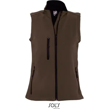 Dámská 3-vrstvá softhellová vesta Rallye Women dark chocolate XL