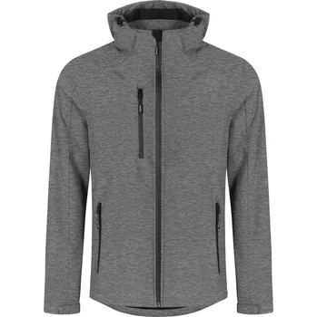 Pánská 3-vrstvá softshellová bunda 7850 heather grey M