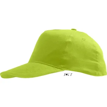 Kšiltovka Dětská 5 panelová kšiltovka Sunny Kids apple green onesize