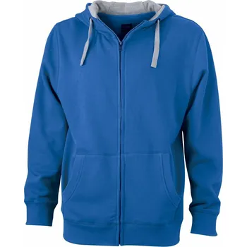 Pánská mikina Pánská mikina s kapucí "Lifestyle" JN 963 cobalt-grey heather XXL