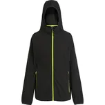 Fleecová bunda structure s kapucí "Navigate" TRF 690 black-lime green L