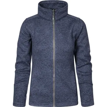 Dámská mikina Dámská pletená fleecová bunda 7725 heather blue L