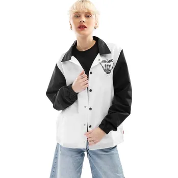 SIROKO Dánská bunda coach Big Island-W Bílá M BÍLÁ|ČERNÁ