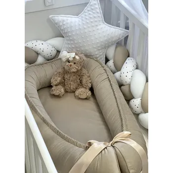 Hnízdečko pro miminko Hnízdečko pro miminko - béžové s vyjímatelnou matrací