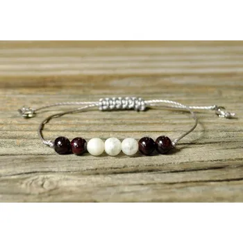 Náramek Energetický náramek z minerálů | náramek z minerálů | unisex na šňůrce - A9