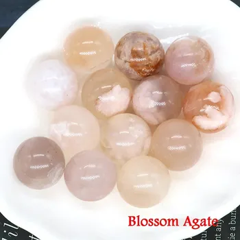 Minerální kuličky pro harmonii a energii | přírodní korálky | polodrahokamy - Květ achát , 50 KS