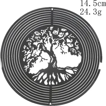 Zahradní dekorace Větrný lapač pro zahradu s 3D efektem | zahradní dekorace | lapač paprsků - Strom života