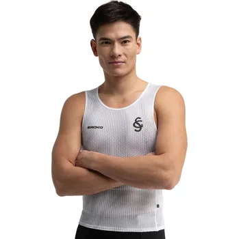 Pánské tričko SIROKO Pánské cyklistické funkční triko Real Sporting de Gijón x Siroko SC BL Bat 2XL BÍLÁ