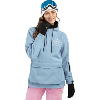 SIROKO Dámská snowboardová bunda W3-W Prags Modrá S MODRÁ