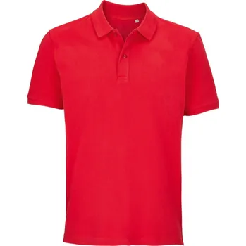 Pánská móda Unisex piqué polo z těžké bavlny Pegase bright red XL