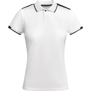 Dámské oblečení Dámská sportovní polokošile Tamil bílá - černá (0102) M