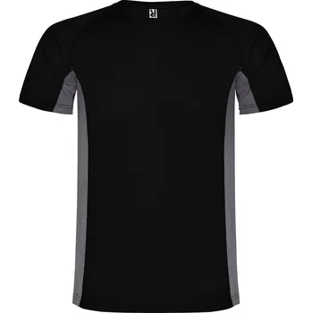 Dámské oblečení Pánské sportovní tričko Shanghai černá-tmavošedá (0246) S