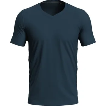 Pánské tričko s výstřihem do V V-Neck T "Clive" marina blue XL