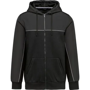 pracovní mikina Pracovní mikina s kapucí WK 410 black-dark grey 3XL