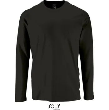 Pánské tričko Pánské tričko s dlouhým rukávem Imperial LSL Men deep black S