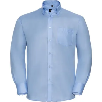 Pánská košile Nežehlivá košile s dlouhým rukávem 956M bright sky 4XL