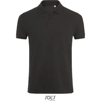 Pánská móda Pánské elastické piqué polo Phoenix Men charcoal melange S