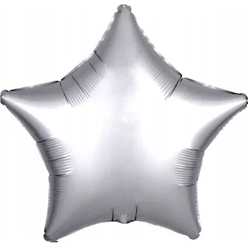Balónek Fóliový balónek 18" FX - Hvězda (matná stříbrná Moonlight)