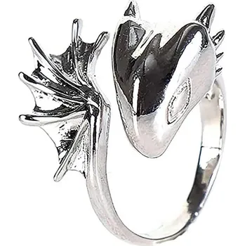 Prsten Dračí prsten nastavitelný | retro šperk, kouzelný prsten - C021