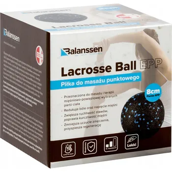 Masážní míček Balanssen Lacrosse masážní míč EPP ostruha 8 cm