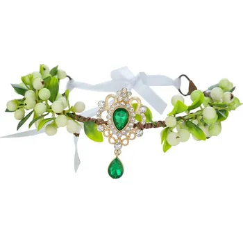 Čelenka Elfí čelenka s větvičkami a listy | elfí šperky, lesní tiára - jako obrázek-496
