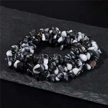 Náramek Minerální korálky | výroba šperků - Zebra