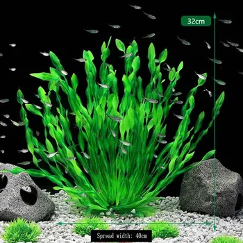 Dekorace do akvária Umělé akvarijní rostliny pro dekoraci | akvarijní dekorace | umělé rostliny - 32CM