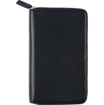 Diář Kožený obal na diář | cestovní obal, plánovací deník - Oblázková černá
