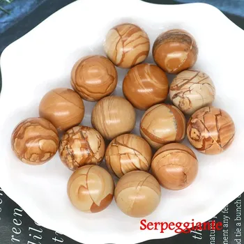 Minerální kuličky pro harmonii a energii | přírodní korálky | polodrahokamy - Serpeggiante , 50 KS